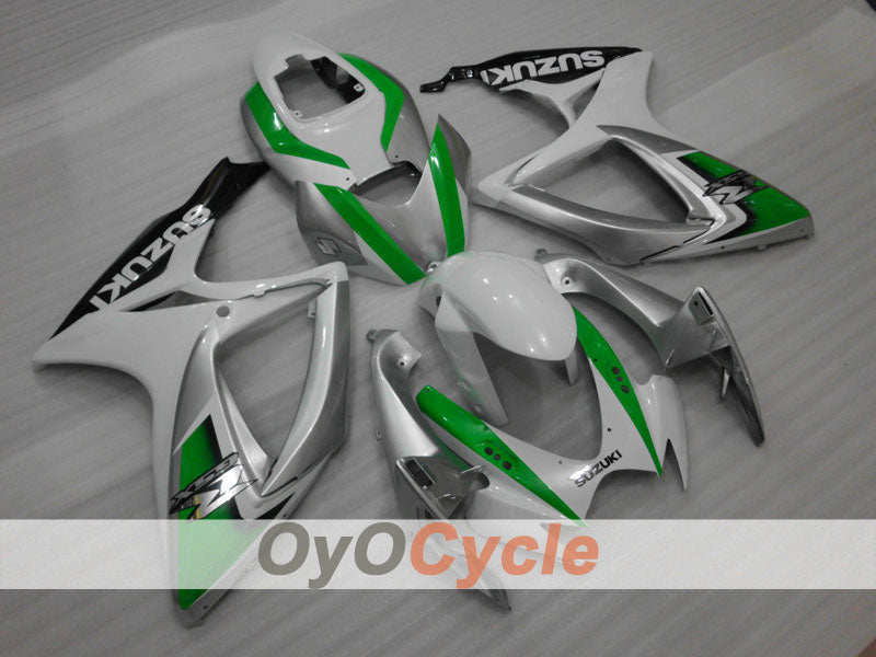 Einspritzverkleidungssatz für GSX R750 06-07 - Grün, Silber - Werksstil #OYO87901311 Hauptbild