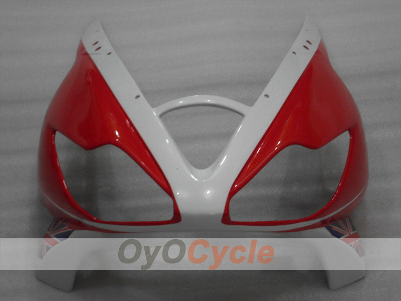 Einspritzverkleidungssatz für Triumph Daytona 675 06-08 - Rot, Weiß - Werksdesign #OYO87903144