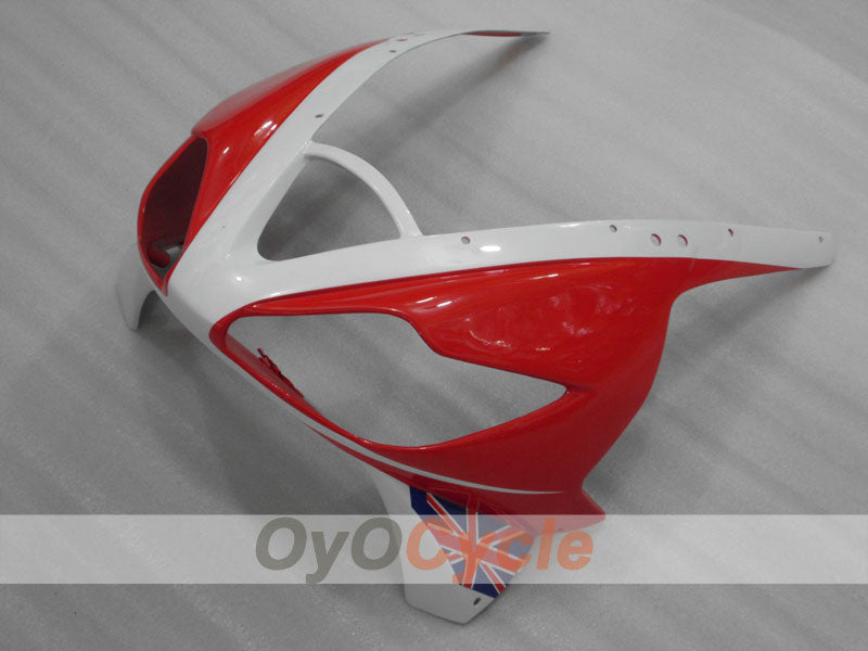 Einspritzverkleidungssatz für Triumph Daytona 675 06-08 - Rot, Weiß - Werksdesign #OYO87903144
