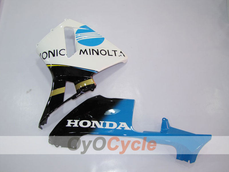 Verkleidungssatz für Einspritzermodelle 05-06 CBR600RR - Blau, Weiß - Konica Minolta #OYO87900256