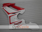 Einspritzverkleidungssatz für Triumph Daytona 675 06-08 - Rot, Weiß - Werksdesign #OYO87903144