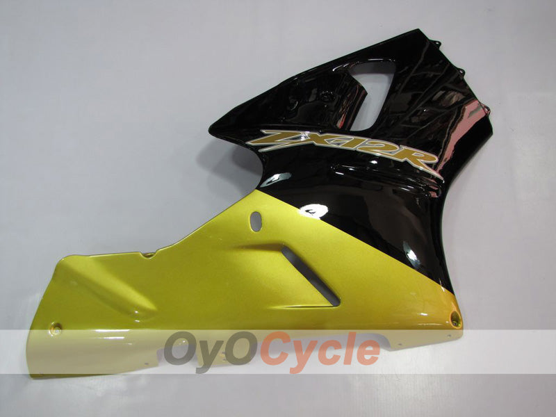 Verkleidungssatz für Einspritzmodelle 00-01 NINJA ZX-12R - Schwarz, Gold - Werksdesign #OYO87903071 Zweitbild