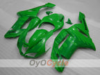 Spritzguss-Verkleidungssatz für 07-08 NINJA ZX-6R - Grün - Flame #OYO87901932