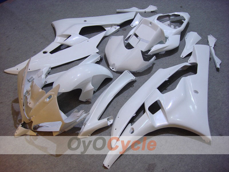 Verkleidungssatz für Einspritzmodelle der YZF-R6, Baujahr 06-07 - Weiß - Werksstil #OYO87900930 Hauptbild