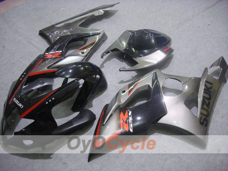 Verkleidungssatz für Spritzgussverkleidung für 05-06 GSX R1000 - Schwarz, Silber - Werksstil #OYO87901980 Hauptbild