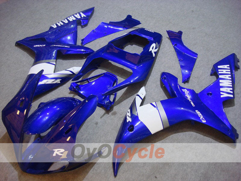 Verkleidungssatz für 02-03 YZF-R1 - Blau, Weiß - Werksdesign #OYO87900812 Hauptbild