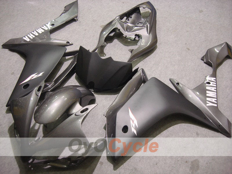 Spritzguss-Verkleidungssatz für YZF-R1, Baujahr 07-08 - Schwarz, Silber, Matt - Werksstil #OYO87900874 Hauptbild