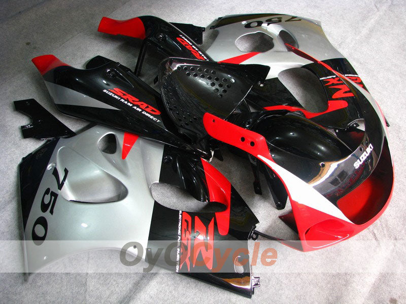 Verkleidungssatz für Suzuki GSXR750 96-99 - Rot, Schwarz - Werksdesign #OYO87903011 Hauptbild