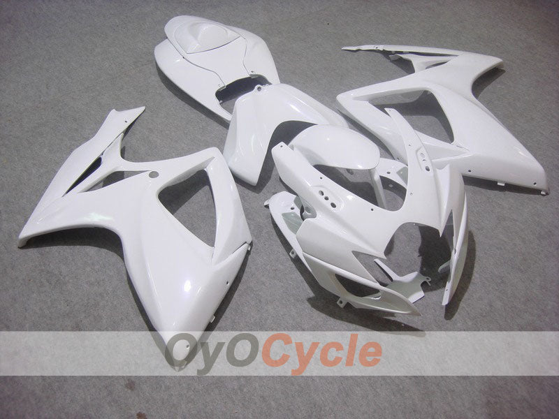 Verkleidungssatz für Einspritzermodelle 06-07 GSX R750 - Weiß - Werksstil #OYO87901330 Hauptbild