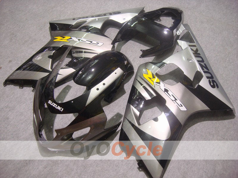 Verkleidungssatz für Einspritzermodelle 04-05 GSXR600 - Schwarz, Silber - Werksstil #OYO87901363 Hauptbild