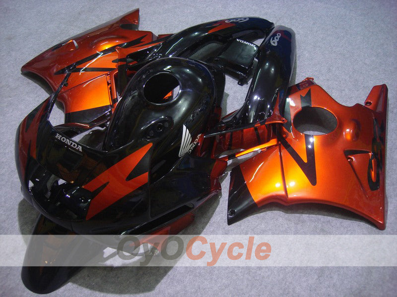 Verkleidungssatz für 91-94 Honda CBR600 F2 - Orange, Schwarz - Werksstil #OYO87903089 Hauptbild