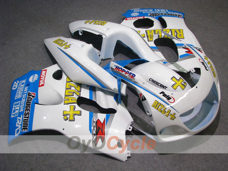 Verkleidungssatz für Suzuki GSXR600 97-00 - Blau, Weiß - MOTUL, Rizla+ #OYO87902986 Hauptbild