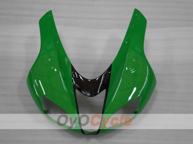 Spritzguss-Verkleidungssatz für 07-08 NINJA ZX-6R - Grün, Schwarz - Flame #OYO87901931