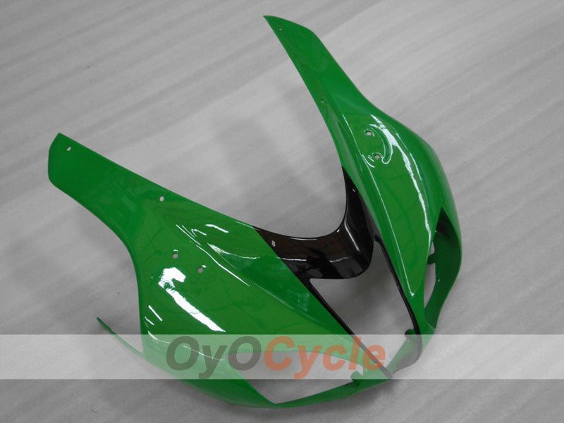 Spritzguss-Verkleidungssatz für 07-08 NINJA ZX-6R - Grün, Schwarz - Flame #OYO87901931
