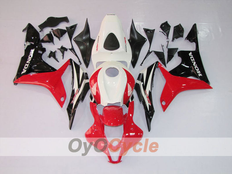 Verkleidungssatz für Einspritzanlage für CBR600RR 07-08 - Rot, Schwarz - Werksdesign #OYO87900384 Zweitbild