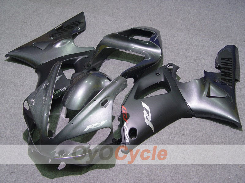 Verkleidungssatz für Einspritzmodelle für YZF-R1 00-01 - Schwarz, Silber, Matt - Werksstil #OYO87900783 Hauptbild