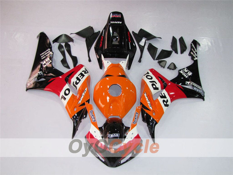 Einspritz-Verkleidungssatz für 06-07 CBR1000RR - Orange, Schwarz - Repsol #OYO87900637 Hauptbild