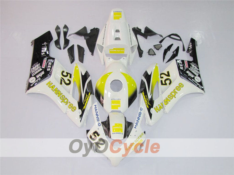 Verkleidungssatz für Einspritzanlage für die CBR1000RR 06-07 - Weiß, Schwarz - HANN Spree #OYO87900606 Hauptbild