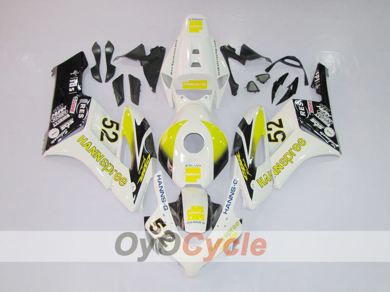 Einspritzverkleidungs-Kit für 04-05 CBR1000RR - Gelb, Weiß - HANN Spree #OYO87902843 Hauptbild
