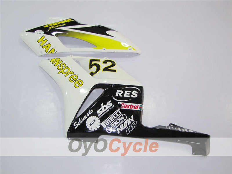 Verkleidungssatz für Einspritzanlage für die CBR1000RR 06-07 - Weiß, Schwarz - HANN Spree #OYO87900606 Zweitbild