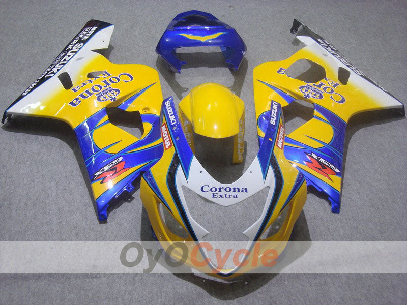 Einspritzverkleidungs-Kit für 04-05 GSXR600 - Gelb, Blau - Corona, MOTUL #OYO87901162 Hauptbild