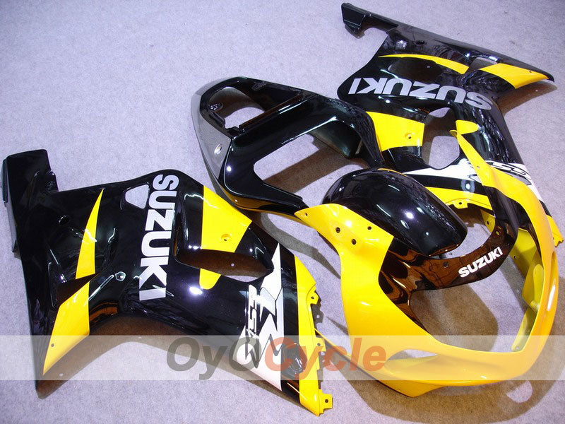 Einspritz-Verkleidungssatz für GSX R600 01-03 - Gelb, Schwarz - Werksstil #OYO87901120 Hauptbild
