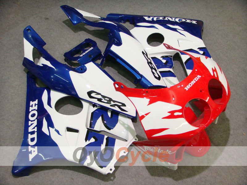 Spritzguss-Verkleidungssatz für 90-94 CBR250RR - Rot, Blau - Fireblade #OYO87902931