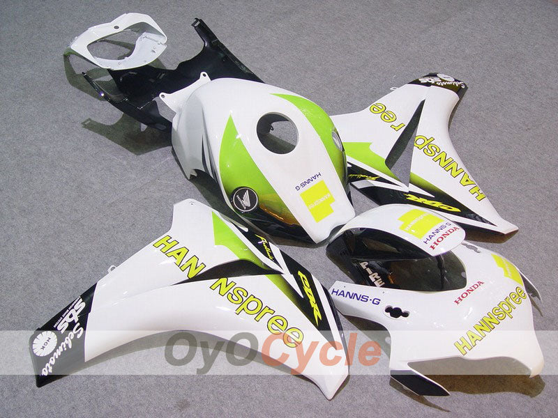 Verkleidungssatz für Einspritzmodelle für CBR1000RR 08-11 - Weiß, Schwarz - HANN Spree #OYO87900687 Hauptbild