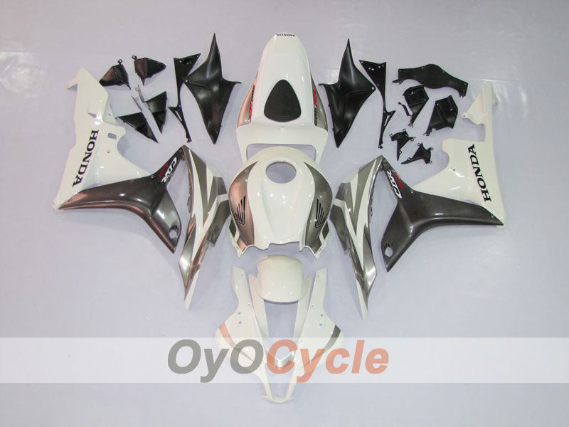 Verkleidungssatz für Einspritzanlage für CBR600RR 07-08 - Weiß, Silber - Werksdesign #OYO87900382 Zweitbild