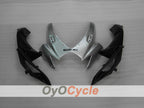 Einspritzverkleidungssatz für 06-07 GSX R600 - Weiß, Silber - Werksdesign #OYO87901523