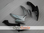 Einspritzverkleidungssatz für 06-07 GSX R600 - Weiß, Silber - Werksdesign #OYO87901523