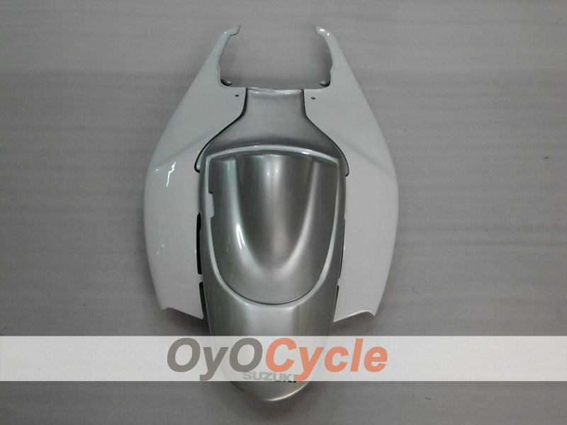 Einspritzverkleidungssatz für 06-07 GSX R600 - Weiß, Silber - Werksdesign #OYO87901523