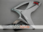 Einspritzverkleidungssatz für 06-07 GSX R600 - Weiß, Silber - Werksdesign #OYO87901523