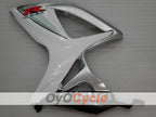 Einspritzverkleidungssatz für 06-07 GSX R600 - Weiß, Silber - Werksdesign #OYO87901523