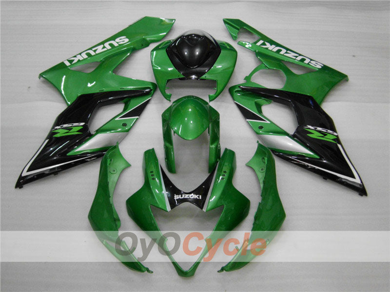 Spritzguss-Verkleidungssatz für 05-06 GSX R1000 - Grün, Schwarz - Serienausführung #OYO87901983 Hauptbild