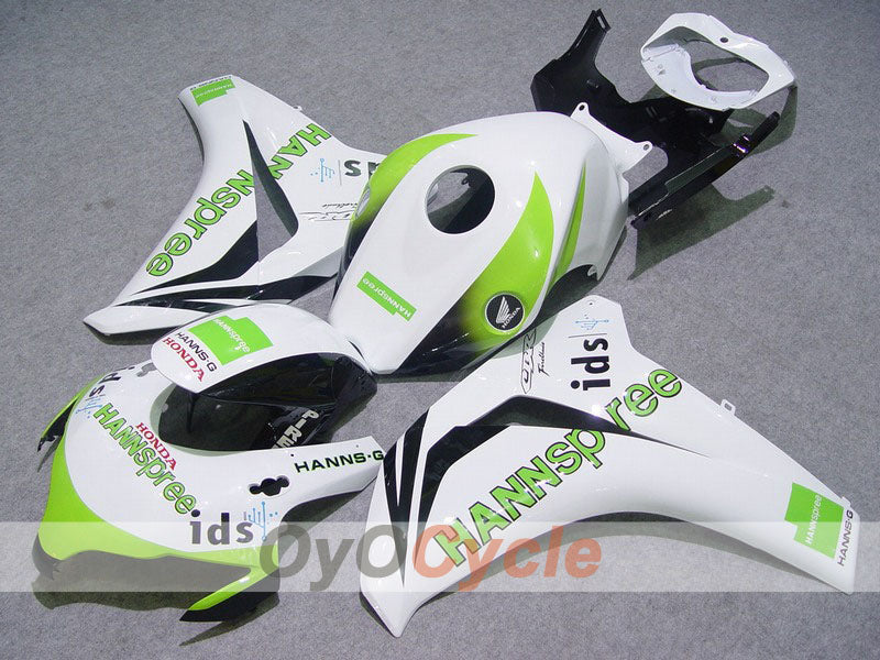 Verkleidungssatz für Einspritzmodelle für CBR1000RR 08-11 - Weiß, Schwarz - HANN Spree #OYO87900688 Hauptbild
