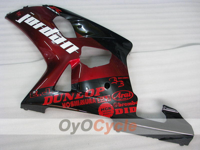 Verkleidungssatz für 00-02 GSX R1000 - Rot, Schwarz - MOTUL #OYO87905206