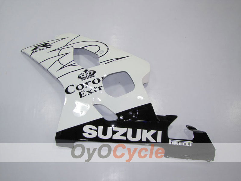 Einspritzverkleidungs-Kit für 04-05 GSXR600 - Weiß, Schwarz - Corona, MOTUL #OYO87901155 Zweitbild