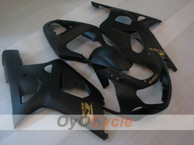 Einspritz-Verkleidungssatz für GSX R750, Baujahr 00-03 - Schwarz - Werksstil #OYO87905158