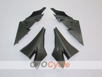 Einspritz-Verkleidungssatz für 04-05 NINJA ZX-10R - Schwarz, Silber - Flame #OYO87902819