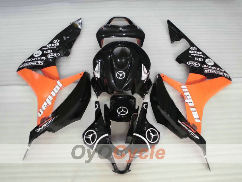 Verkleidungssatz für 07-08 CBR600RR - Orange, Schwarz - HM Plant #OYO87900365 Hauptbild