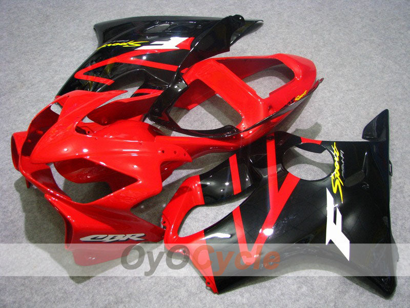 Verkleidungssatz für Einspritzmodelle 01-03 CBR600F4i - Rot, Schwarz - Werksstil #OYO87900172 Hauptbild