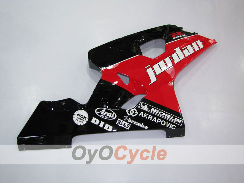 Einspritz-Verkleidungssatz für GSXR600 04-05 - Rot, Schwarz - Jordan, MICHELIN #OYO87901190 Zweitbild