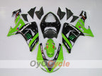 Einspritz-Verkleidungssatz für NINJA ZX-10R 06-07 - Grün, Schwarz - Monster #OYO87901623