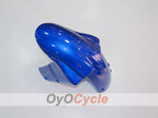 Verkleidungssatz für 04-05 NINJA ZX-10R - Blau, Weiß - Flammenmuster #OYO87901535