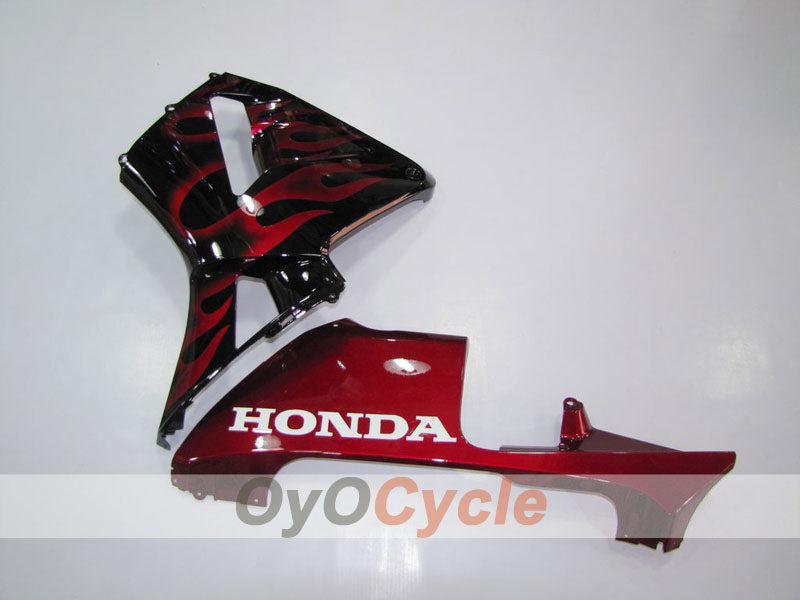 Verkleidungssatz aus Spritzguss für CBR600RR 03-04 - Rot, Schwarz - Flamme #OYO87902509 Zweitbild