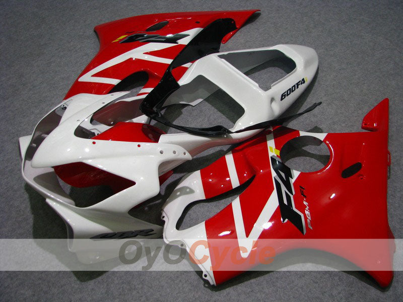 Verkleidungssatz für Einspritzmodelle 01-03 CBR600F4i - Rot, Weiß - Werksstil #OYO87900173 Hauptbild