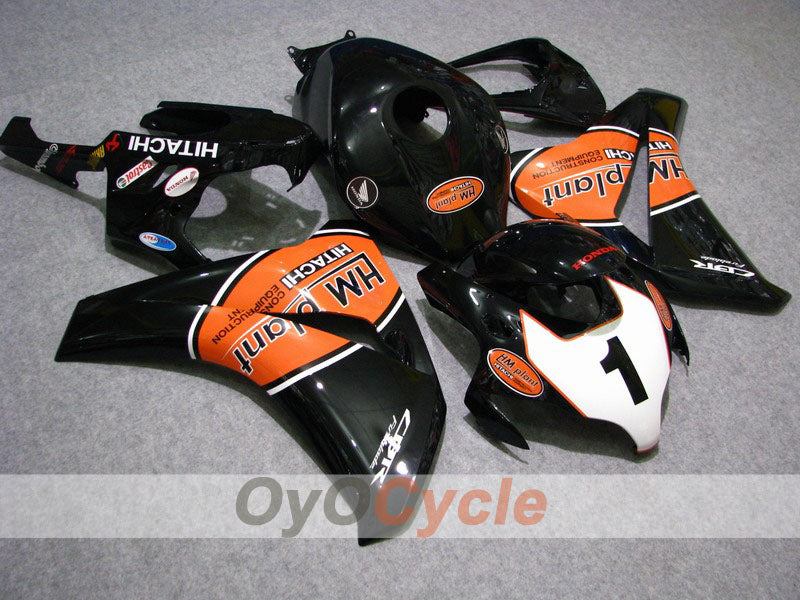 Verkleidungssatz für Einspritzmodelle für CBR1000RR 08-11 - Orange, Schwarz - HM Plant #OYO87900690 Hauptbild