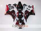 Einspritz-Verkleidungssatz für 06-07 CBR1000RR - Rot, Schwarz - Flame #OYO87900582