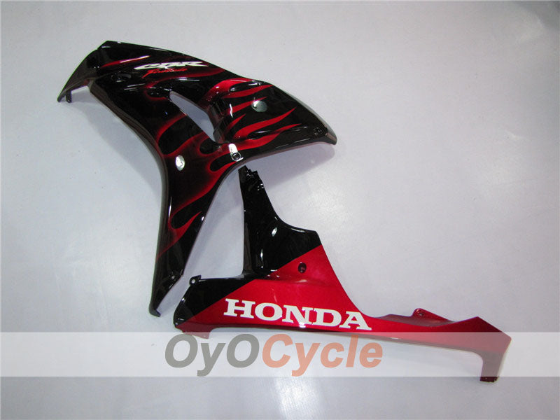 Einspritz-Verkleidungssatz für 06-07 CBR1000RR - Rot, Schwarz - Flame #OYO87900582